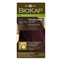 BIOKAP Nutricolor delicato farba na vlasy 5.50 hnedá – svetlý mahagón 140 ml