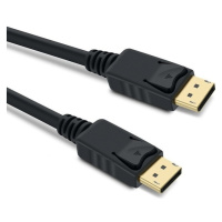 PremiumCord DisplayPort 1.4 prípojný kábel M/M, pozlátené konektory, 1,5m