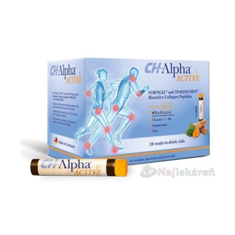 Alpha ACTIVE ampulky na pitie á 30 ml kolagénové peptidy 28 ks