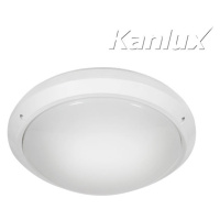 Svietidlo E27 60W, IP54, PC-biela, STR-RD, O304x100, MARC DL-60 (Kanlux)