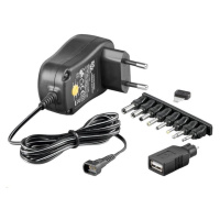 Univerzálny napájací adaptér Goobay 230V/3-12V DC 1500mA