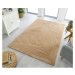 Svetlohnedý vlnený koberec Flair Rugs Lino Leaf, 120 x 170 cm
