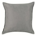 Dekoračný vankúš Bravo 45x45 cm, strieborný s lemom%