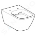 GEBERIT - Smyle Square Závesné WC, Rimfree, biela 500.208.01.1