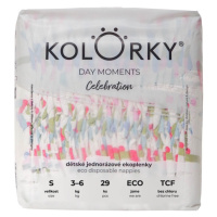 KOLORKY DAY Moments jednorazové EKO plienky S (3-6 kg) 29 kusov