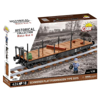 Cobi 6284 Schwerer plattformwagen type SSYS, 1:35, 424 k, 1 f