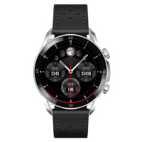 Smartwatch V10 Silver black leath GARETT