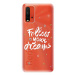 Odolné silikónové puzdro iSaprio - Follow Your Dreams - white - Xiaomi Redmi 9T