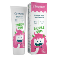 NORDICS Detská prírodná Zubná pasta Bubble Gum 50 ml