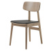 Furniria 23938 Dizajnová stolička Harper prírodná - čierna