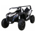 mamido  Detské elektrické autíčko Buggy UTV Strong 24V nafukovacie kolesá biele