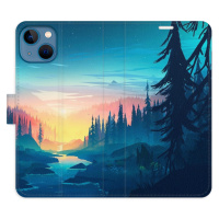 Flipové puzdro iSaprio - Magical Landscape - iPhone 13