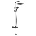 Hansgrohe Vernis Shape, Showerpipe 240 1jet s termostatom, čierna matná, HAN-26427670