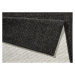 Kusový koberec Twin-Wendeteppiche 103096 schwarz creme – na ven i na doma - 160x230 cm NORTHRUGS