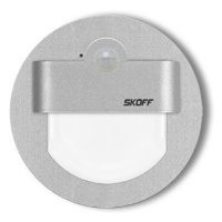 LED nástenné svietidlo Skoff Rueda hliník stud. 230V MM-RUE-G-W s čidlom pohybu