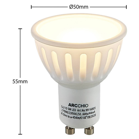 Arcchio LED reflektor GU10 100° 5W 2 700K