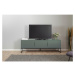 Sivozelený TV stolík 177x57 cm Lipp - Tenzo