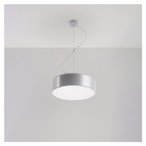 Sivé závesné svietidlo ø 35 cm Atis – Nice Lamps