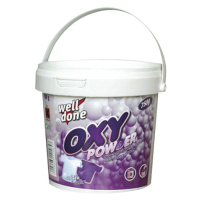 Well Done Oxy odstraňovač škvŕn v prášku  white &color 750g