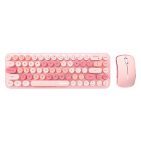 Klávesnica Wireless keyboard + mouse set MOFII Bean 2.4G (Pink)
