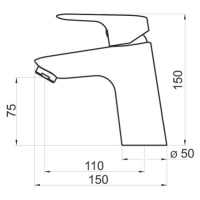 NOVASERVIS - Umývadlová batéria s odpadovou súpravou 90303,0