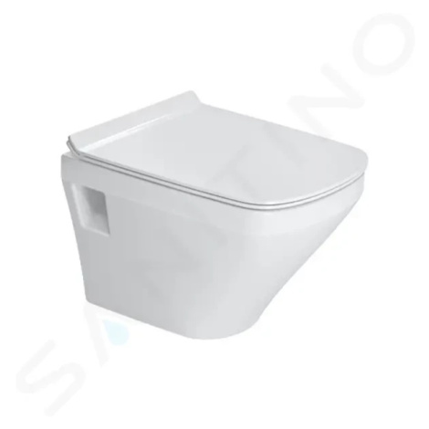 DURAVIT - DuraStyle Závesné WC, doska SoftClose, Rimless, alpská biela 45710900A1