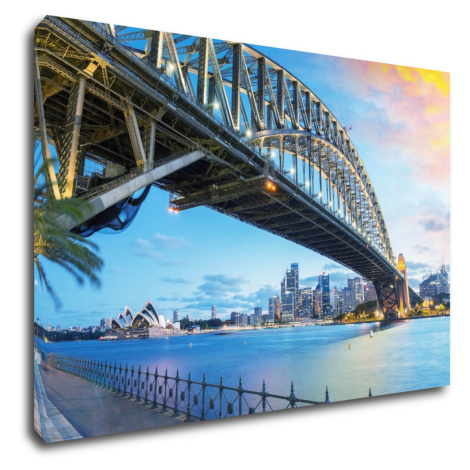 Impresi Obraz Osvietený most - 90 x 60 cm