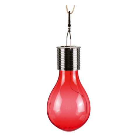 LIVARNO home Solárne dekoratívne LED svietidlo (žiarovka, červená)