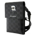 Univerzálne puzdro Karl Lagerfeld na smartfón KLWBSAKHPKK Saffiano Monogram Wallet Phone Bag Iko