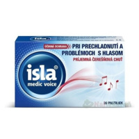 ISLA MEDIC voice, čerešňové pastilky pri probléme s hlasivkami 20 ks
