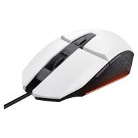 TRUST myš GXT 109W FELOX Gaming Mouse, optická, USB, bílá