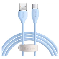 Kábel Baseus Jelly  cable USB to USB-C, 100W, 1,2m (blue)