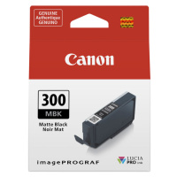 Canon PFI300MBK 4192C001 matná černá (matte black) originální cartridge