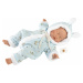 Llorens 63301 LITTLE BABY - spiaca realistická bábika bábätko s mäkkým látkovým telom - 32