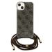 Guess IML 4G Printed Crossbody Apple iPhone 15 GUHCP15SHC4SEW Brown