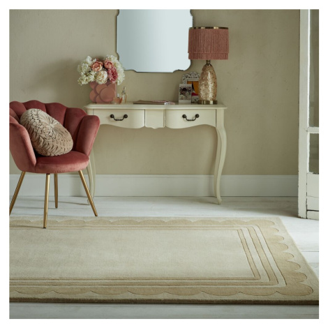 Ručně všívaný kusový koberec Lois Scallop Natural - 160x230 cm Flair Rugs koberce