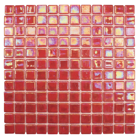 Sklenená mozaika Mosavit Acquaris červená 30x30 cm lesk ACQUARISPA