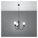 Čierne závesné svietidlo ø 45 cm Karim – Nice Lamps