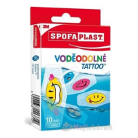 3M SPOFAPLAST č.115N Náplasti VODEODOLNÉ TATTOO detské, mix, 10ks