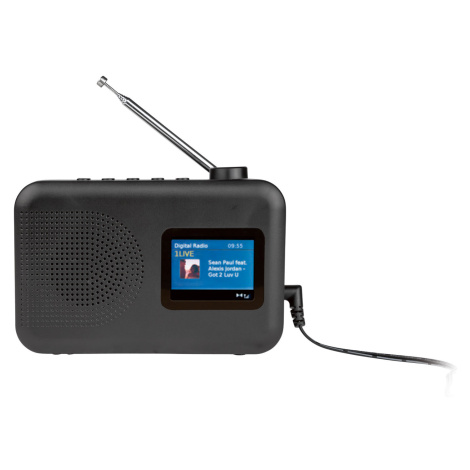 SILVERCREST® Rádio DAB+/FM SDABC 1 A1 (čierna)