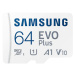 Samsung EVO Plus micro SDXC 64GB UHS-I U1, Class 10 + SD adaptér