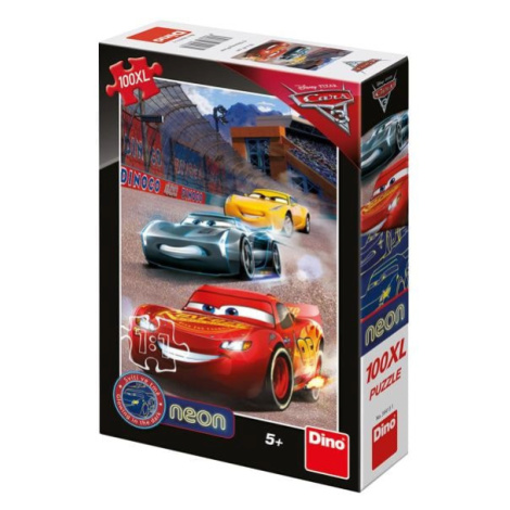 Dino CARS 3: Víťazné kolo 100XL neon Puzzle