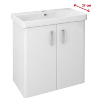 SAPHO - THEIA umývadlová skrinka 66,3x70x35cm, 2x dvierka, biela TH072-3030