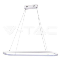 20W LED dizajnová závesná lampa čierna+mosadz 4000K 2500lm VT-7826 (V-TAC)