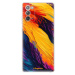 Odolné silikónové puzdro iSaprio - Orange Paint - Samsung Galaxy Note 20