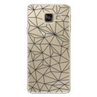 Plastové puzdro iSaprio - Abstract Triangles 03 - black - Samsung Galaxy A5 2016