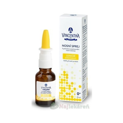 VINCENTKA NOSOVÝ SPREJ JUNIOR hypotonický 1x25 ml