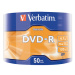 Verbatim DVD-R, Matt Silver, 43791, 4.7GB, 16x, wrap, 50-pack, bez možnosti potisku, 12cm, pro a