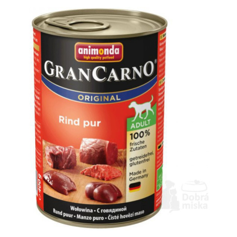 Animonda GRANCARNO cons. Hovädzie mäso pre dospelých 400g + Množstevná zľava