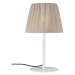 PR Home Vonkajšia stolová lampa Agnar, biela / hnedá, 57 cm